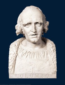 Bust Of Christopher Columbus — Vincenzo Vela, Neoclassicism