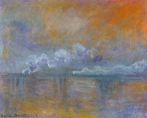 Charing Cross Bridge 02 — Claude Monet, Impressionismus