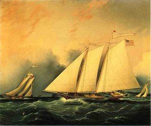 The Narrows — James Edward Buttersworth, Historical Painting