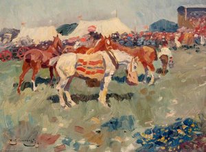 Bungay Races, Suffolk — Sir Alfred James Munnings