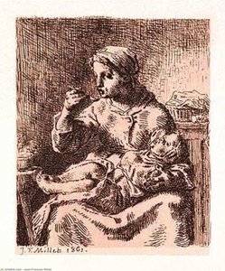 The Porridge — Jean-françois Millet, Realist Movement