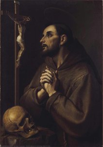 Saint Francis Adoring The Cross — Jacopo Ligozzi