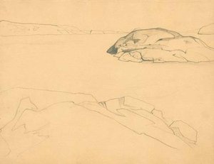 Sketch Of Landscape 6 — Nicholas Roerich, Arts And Crafts