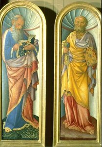 Johannes Der Evangelist, Der Apostel Petrus — Jacopo Bellini