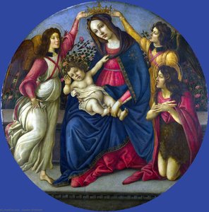 Workshop Of Sandro Botticelli - The Virgin And Child With Saint John And Two Angels — Sandro Botticelli, Other