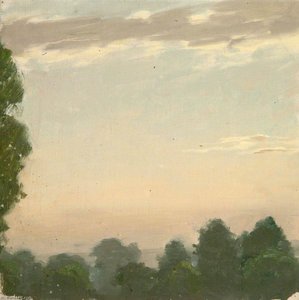 Trees And Light Sky — Sidney Herbert Sime