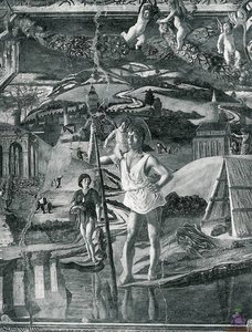 Scenes From The Life Of St.christopher (2 ) - — Andrea Mantegna, Early Renaissance