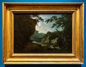 Dovedale By Moonlight — Джозеф Райт Дерби
