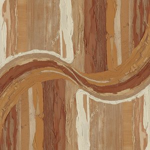 The Monolithic Flow: A Singular Symphony Of Ochre Waves And Sculptural Strata — David Moreau