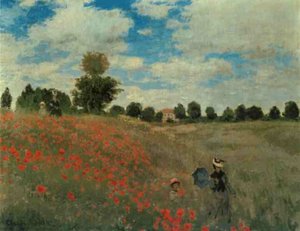 Poppies, Near Argenteuil — Claude Monet