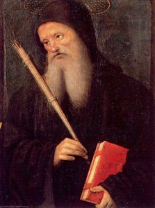 St. Benedict — Vannucci Pietro (le Perugin)