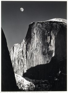 Moon And Half Dome, Yosemite National Park, California — Mark Adams No. 1