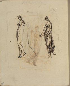 Page From A Sketchbook 76 — George Romney, Expressive Realism