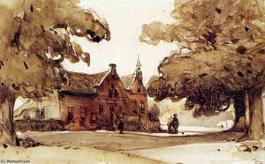 Eyckenroden In Nieuw Loosdrecht Sun — Johannes Bosboom