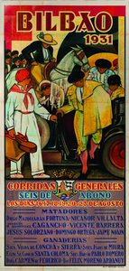 Bilbao 1931, General Bullfights, 1931 — Antonio De Guezala Y Arroyo