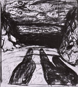 Starry Night — Edvard Munch, Expressionism