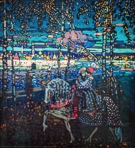 07 Riding Couple — Wassily Wassilyevich Kandinsky