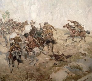 Capturing Of The Aul Akhtulga — Franz Roubaud