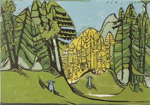 Forest Cemetery — Ernst Ludwig Kirchner, Expressionism