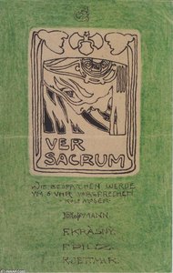 Postcard To Carl Moll, Ver Sacrum — Koloman Moser