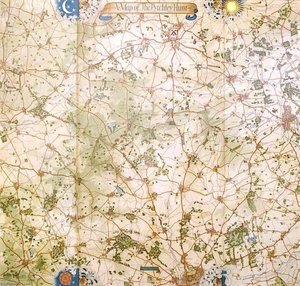 Map Of The Pytchley Hunt — Colin Unwin Gill