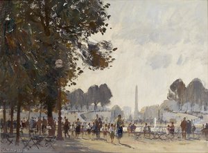 Evening, Tuileries Gardens, Paris — エドワード・シーゴ