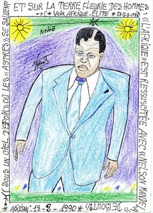 Celebrities (series of 51 drawings)