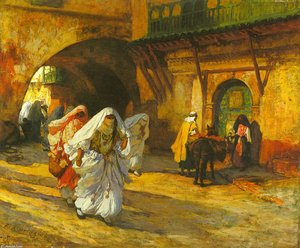 In The Souk — Frederick Arthur Bridgman