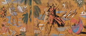 Florida Today (study for Tallahassee mural)