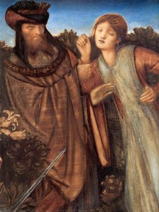 Burne Jones King Mark And La Belle Iseult (detail) — Edward Coley Burne-jones, Pre-raphaelite Brotherhood