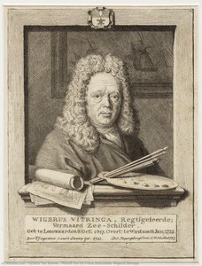 Portret Van De Friese Zeeschilder Wigerus Vitringa