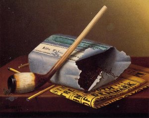 A Smoke Backstage — William Michael Harnett