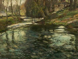 The Stream at Lamorna, Penzance, Cornwall
