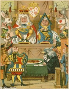The Trial In Alice's Adventures In Wonderland — Sir John Tenniel