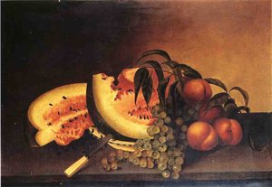 Still Life With Watermelon — Rubens Peale