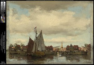 Harbor Scene — Якоб Генрик Марис