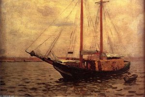 The Lumber Boat — Thomas Pollock Anshutz, Contemporary Realism