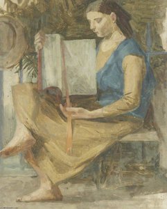 Woman With A Book — Evelyn Mary Dunbar