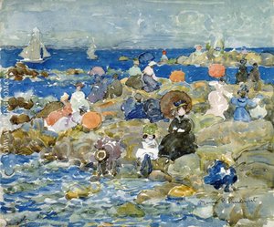 Holiday, Nahant — Maurice Brazil Prendergast
