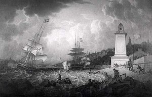 North Shields, England, (painting) — Robert W. Salmon