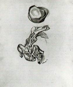 Study For Susanna's Shoes And Hat — Thomas Hart Benton