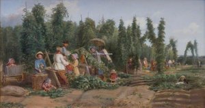 Hop Garden — Thomas George Webster