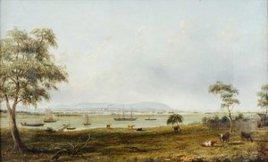 Sandridge and Hobson’s Bay, from Williamstown