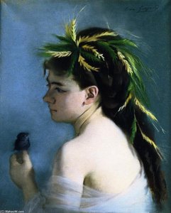 The Sparrow — Eva Gonzalès