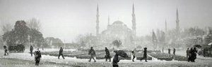 Sultanahmet Square in Winter Kisin Sultanahmet Meydani