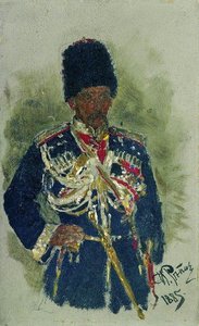 General In The Form Of Royal Guards. P.a. Cherevin. — Ilya Yefimovich Repin
