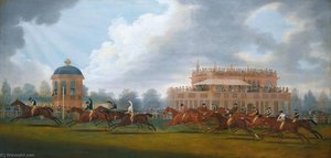 The Finish of the St. Leger Stakes, 1815