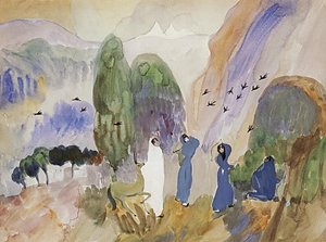 At The Spring — Martiros Sarian