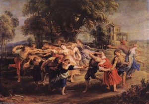 Dance Of The Peasants — Peter Paul Rubens, Baroque