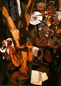 A Diary Of Our Times (triptych, Right Wing) — Peter Laurent De Francia
